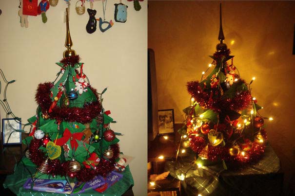 Δημιουργικά DIY χριστουγεννιάτικα δένδρα (11)