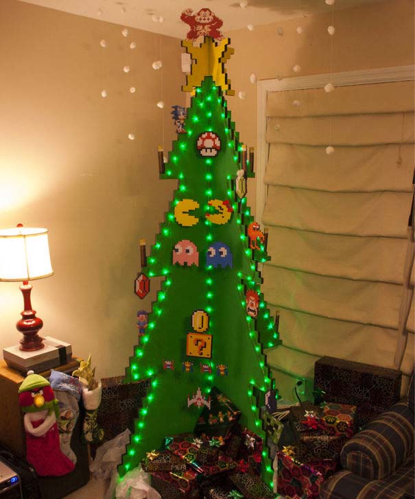 Δημιουργικά DIY χριστουγεννιάτικα δένδρα (15)