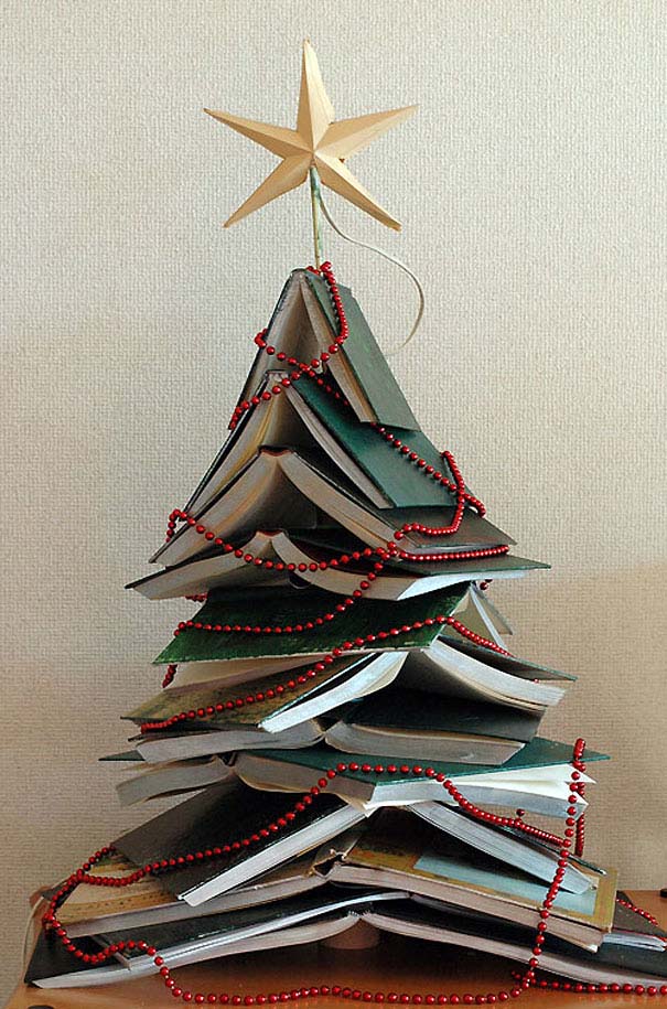 Δημιουργικά DIY χριστουγεννιάτικα δένδρα (17)