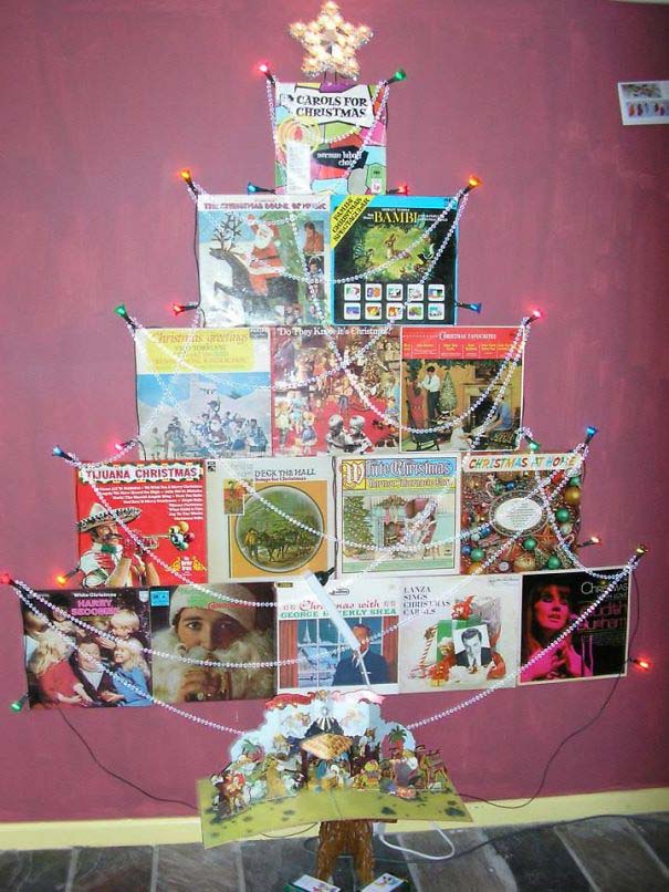 Δημιουργικά DIY χριστουγεννιάτικα δένδρα (35)