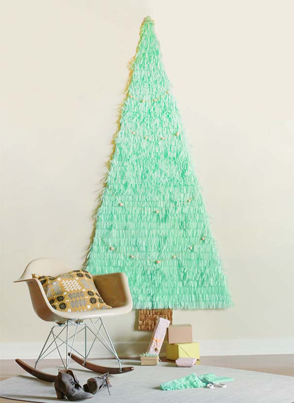 Δημιουργικά DIY χριστουγεννιάτικα δένδρα (41)