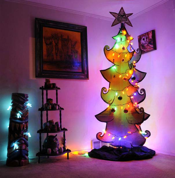 Δημιουργικά DIY χριστουγεννιάτικα δένδρα (55)