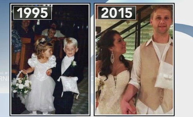 Παρανυφάκια στον ίδιο γάμο παντρεύτηκαν 20 χρόνια αργότερα