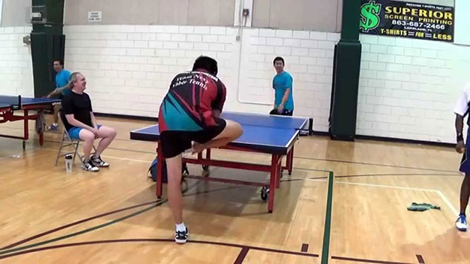 Απίστευτη βολή στο ping pong που σαρώνει στο διαδίκτυο