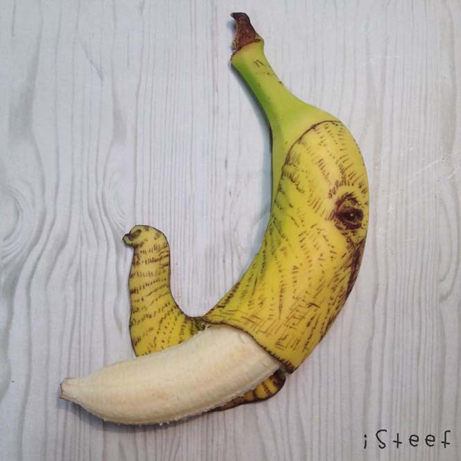 Τέχνη με μπανάνες από τον Stephan Brusche (6)