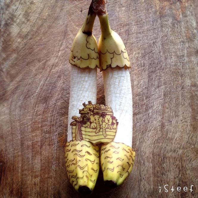 Τέχνη με μπανάνες από τον Stephan Brusche (13)
