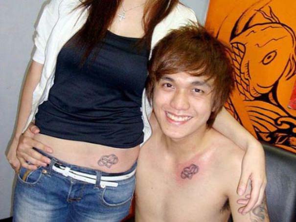 33 ζευγάρια που ενώθηκαν με ένα πρωτότυπο ή παράξενο τατουάζ (25)