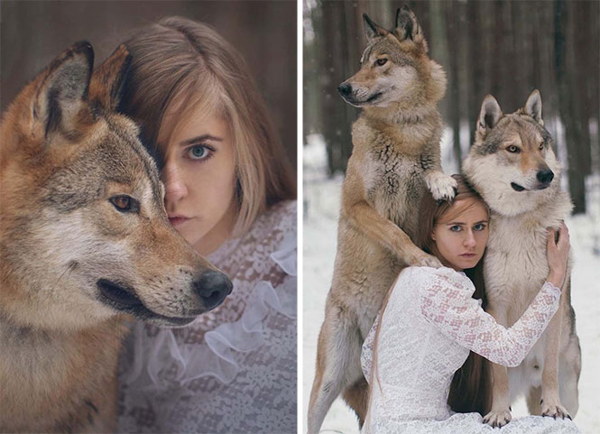 Φωτογράφος βγάζει πραγματικά απίστευτα πορτραίτα χρησιμοποιώντας αληθινά ζώα
