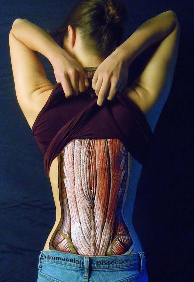 Ρεαλιστικά ανατομικά bodypainting αποκαλύπτουν το εσωτερικό του σώματος (9)