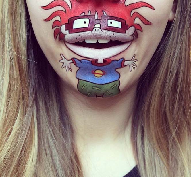 Η Laura Jenkinson χρησιμοποιεί μακιγιάζ για να μετατρέψει στόματα ανθρώπων σε χαρακτήρες cartoon (4)