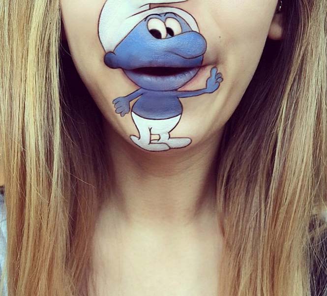 Η Laura Jenkinson χρησιμοποιεί μακιγιάζ για να μετατρέψει στόματα ανθρώπων σε χαρακτήρες cartoon (9)