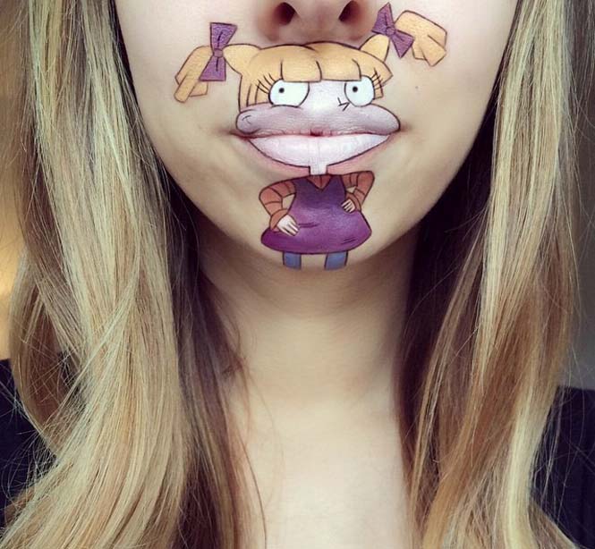 Η Laura Jenkinson χρησιμοποιεί μακιγιάζ για να μετατρέψει στόματα ανθρώπων σε χαρακτήρες cartoon (10)