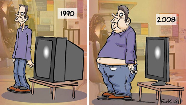 Αστεία σκίτσα που δείχνουν πόσο άλλαξε ο κόσμος (5)