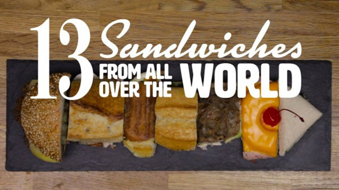 13 σάντουιτς απ' όλο τον κόσμο