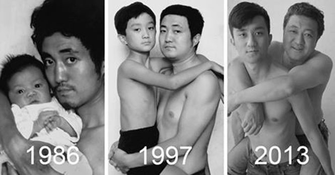 Πατέρας και γιος έβγαζαν την ίδια φωτογραφία για σχεδόν 30 χρόνια... μέχρι την τελευταία (1)