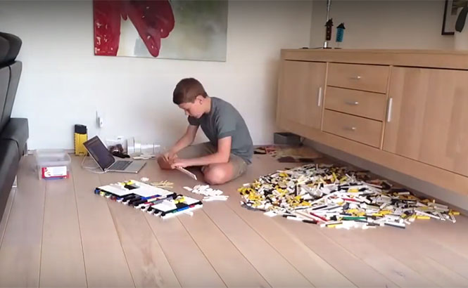 Δεν θα πιστεύετε τι κατασκεύασε αυτό το παιδί χρησιμοποιώντας Lego
