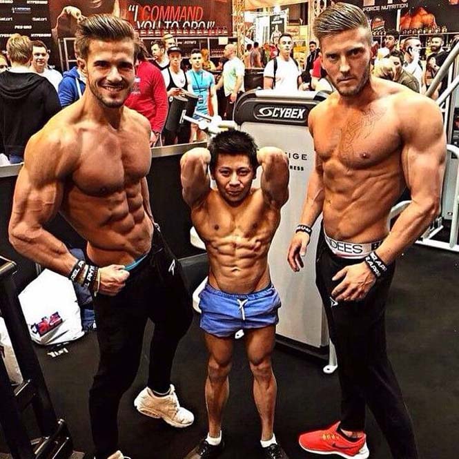 Ο πιο μικρόσωμος bodybuilder στην Βρετανία (3)