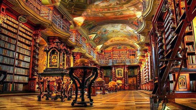 Στην Τσεχία βρίσκεται μια από τις πιο εντυπωσιακές βιβλιοθήκες στον κόσμο (4)