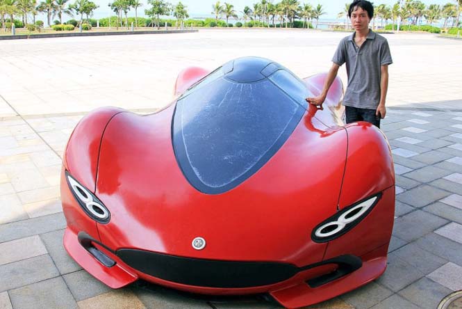 27χρονος Κινέζος μηχανικός κατασκεύασε το δικό του super car (3)