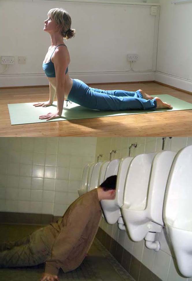 Μεθυσμένοι μιμούνται στάσεις Yoga (7)