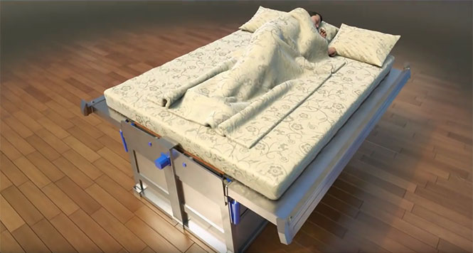 Κρεβάτι για προστασία από σεισμό
