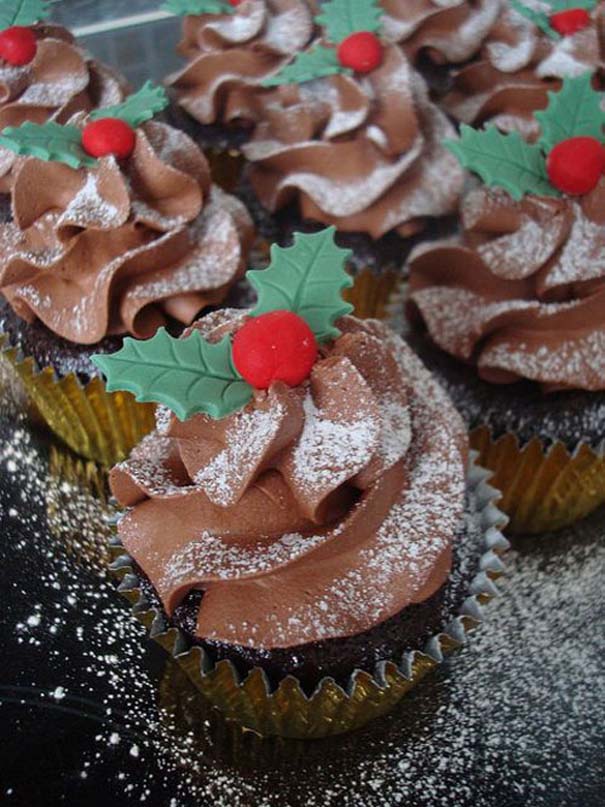 Εκπληκτικά χριστουγεννιάτικα cupcakes (5)