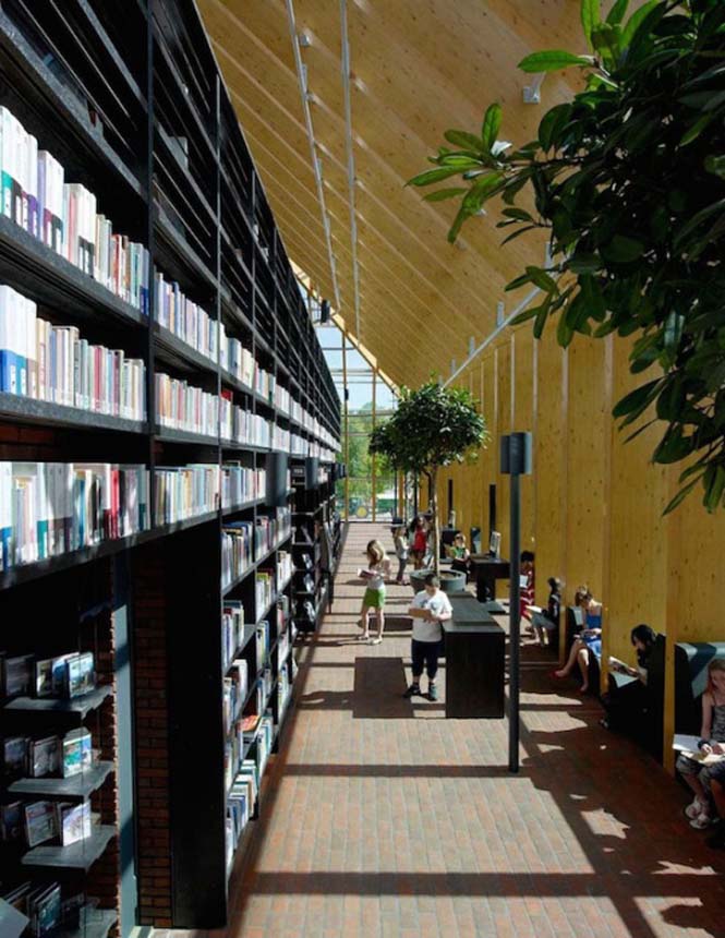 Γυάλινη 5όροφη βιβλιοθήκη στην Ολλανδία (7)