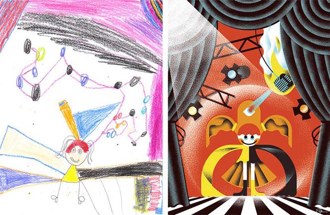 Καλλιτέχνες «δίνουν ζωή» σε παιδικές ζωγραφιές τεράτων (26)