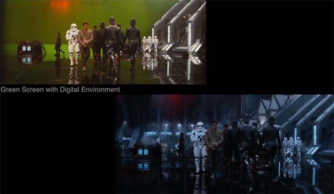 Star Wars VII: The Force Awakens - Πριν και μετά τα ειδικά εφέ (4)