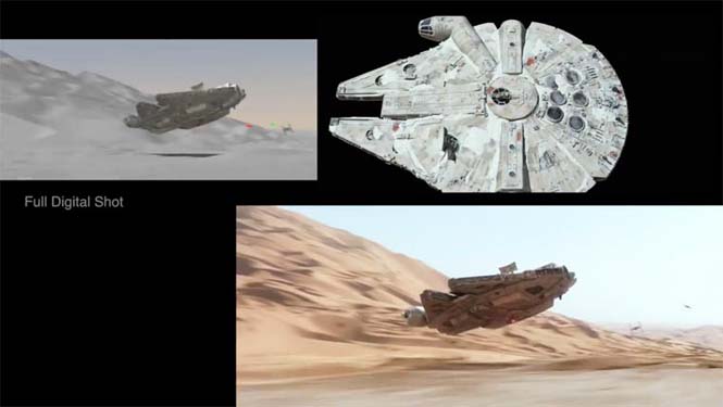 Star Wars VII: The Force Awakens - Πριν και μετά τα ειδικά εφέ (7)