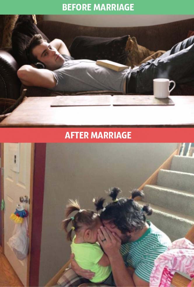 Φωτογραφίες που δείχνουν πως αλλάζει η ζωή μετά τον γάμο (3)