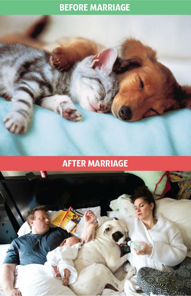Φωτογραφίες που δείχνουν πως αλλάζει η ζωή μετά τον γάμο (4)