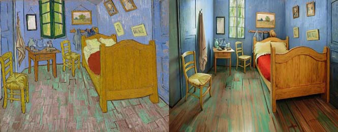 Καλλιτέχνες διαμόρφωσαν ένα υπνοδωμάτιο σαν τον διάσημο πίνακα του Van Gogh (1)