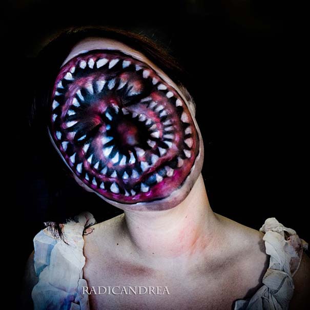 Makeup artist με απίστευτη φαντασία μετατρέπει τον εαυτό της σε τρομακτικά τέρατα (4)