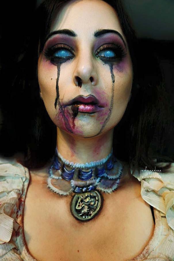 Makeup artist με απίστευτη φαντασία μετατρέπει τον εαυτό της σε τρομακτικά τέρατα (6)