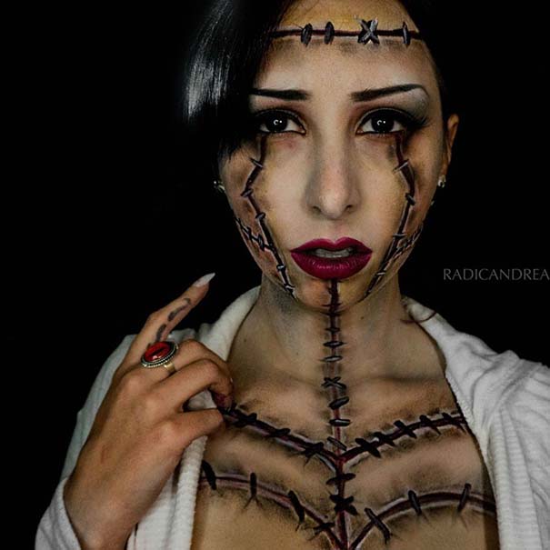 Makeup artist με απίστευτη φαντασία μετατρέπει τον εαυτό της σε τρομακτικά τέρατα (29)
