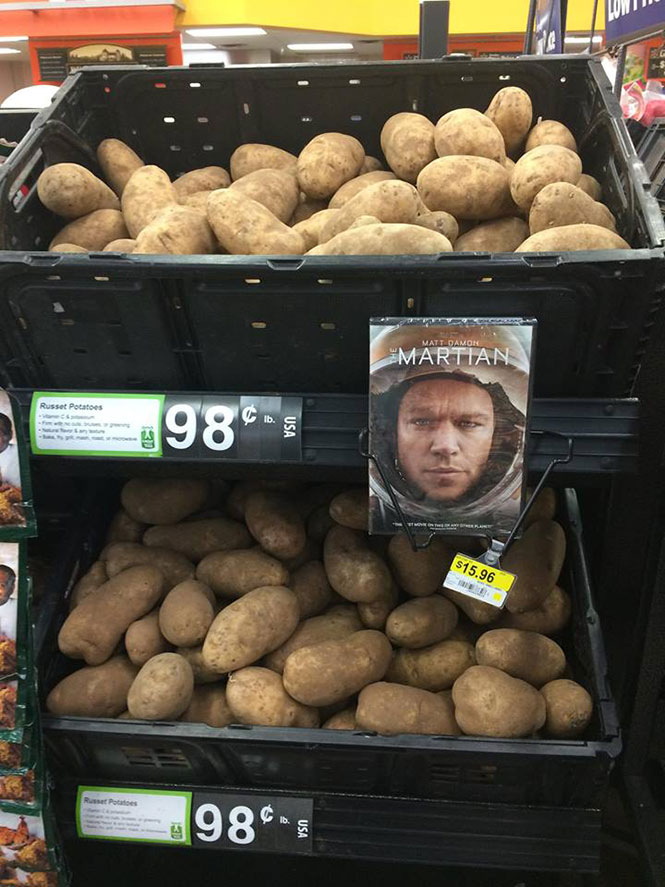 Έξυπνος και χιουμοριστικός τρόπος για να πουλήσεις πατάτες | Φωτογραφία της ημέρας