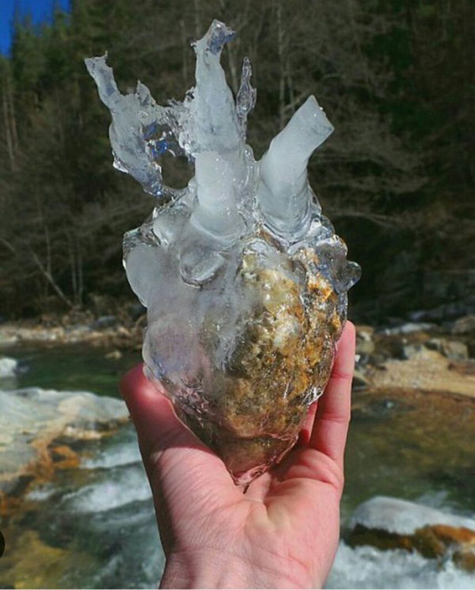 Καρδιά από πέτρα και πάγο | Φωτογραφία της ημέρας