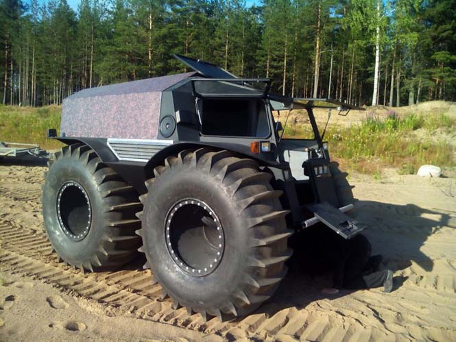 Ρώσικο αμφίβιο όχημα με ελαστικά που φουσκώνουν μόνα τους (8)