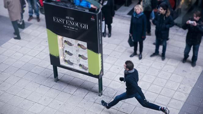 Αν τρέξεις αρκετά γρήγορα, αυτή η διαφημιστική εγκατάσταση σου ξεκλειδώνει ένα δωρεάν ζευγάρι παπούτσια (1)