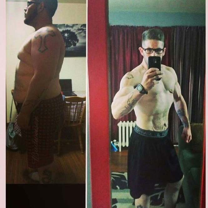 Η εντυπωσιακή μεταμόρφωση ενός άνδρα που έχασε 83 κιλά (2)