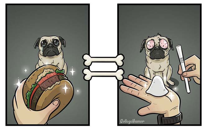 Ξεκαρδιστικά σκίτσα για το πως βλέπουν οι σκύλοι τον κόσμο (4)