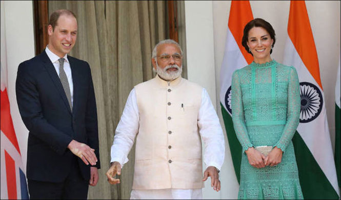 Ο πρίγκιπας William θα θυμάται για καιρό την χειραψία με τον πρωθυπουργό της Ινδίας (2)