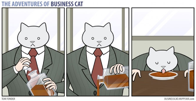 Οι ξεκαρδιστικές περιπέτειες της γάτας επιχειρηματία (5)