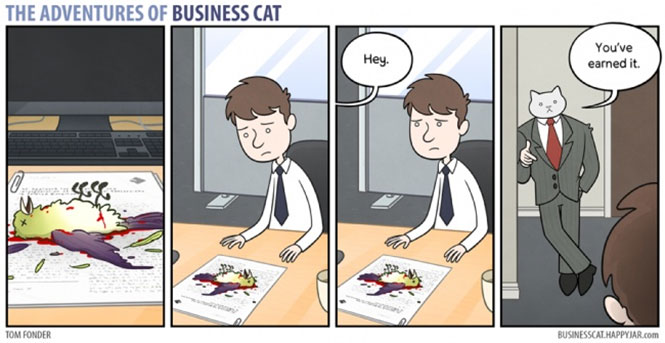 Οι ξεκαρδιστικές περιπέτειες της γάτας επιχειρηματία (18)