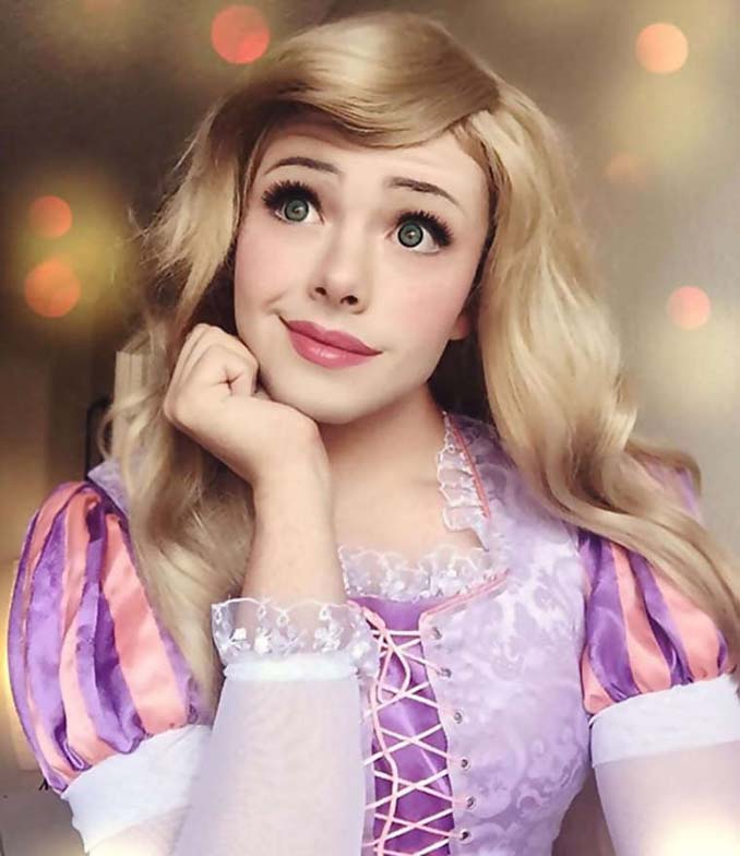 21χρονος μεταμορφώνεται σε πριγκίπισσες της Disney (15)