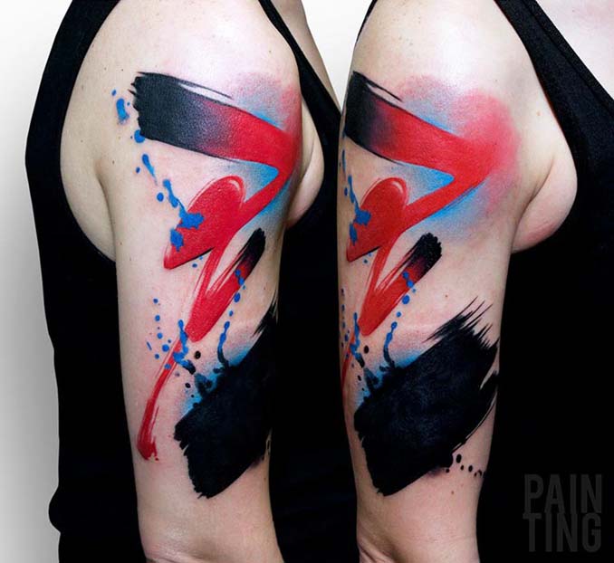 Δυναμικά και γεμάτα χρώμα τατουάζ από τον Szymon Gradowicz (21)