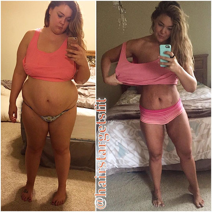 Η εκπληκτική μεταμόρφωση μιας κοπέλας που έχασε 84 κιλά (4)