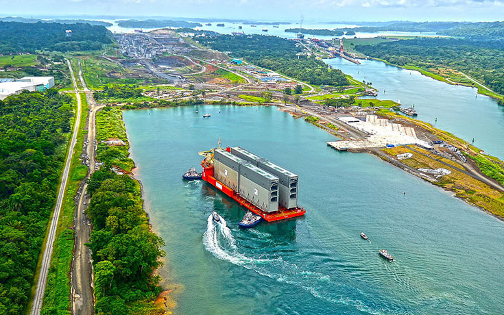 Η κατασκευή της επέκτασης της Διώρυγας του Παναμά μέσα σε 2 λεπτά