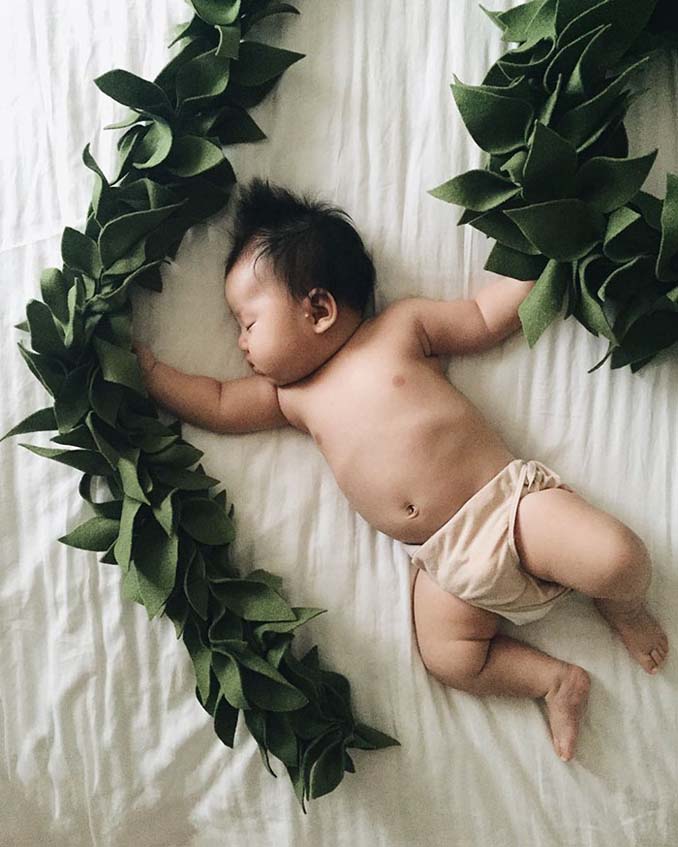 Οι απίθανες μεταμφιέσεις ενός μωρού την ώρα που κοιμάται (4)
